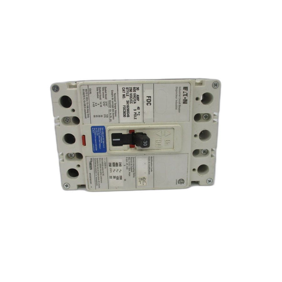 EATON FDC3030 600VAC 30A UNMP