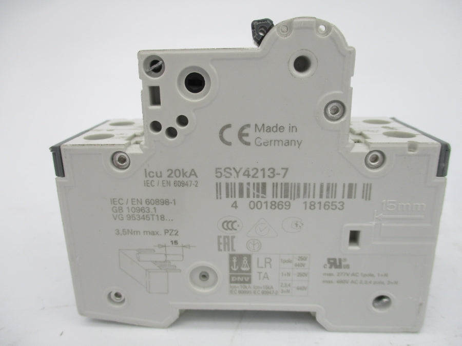 SIEMENS 5SY4213-7 5SY42MCBC13 400V 13A UNMP