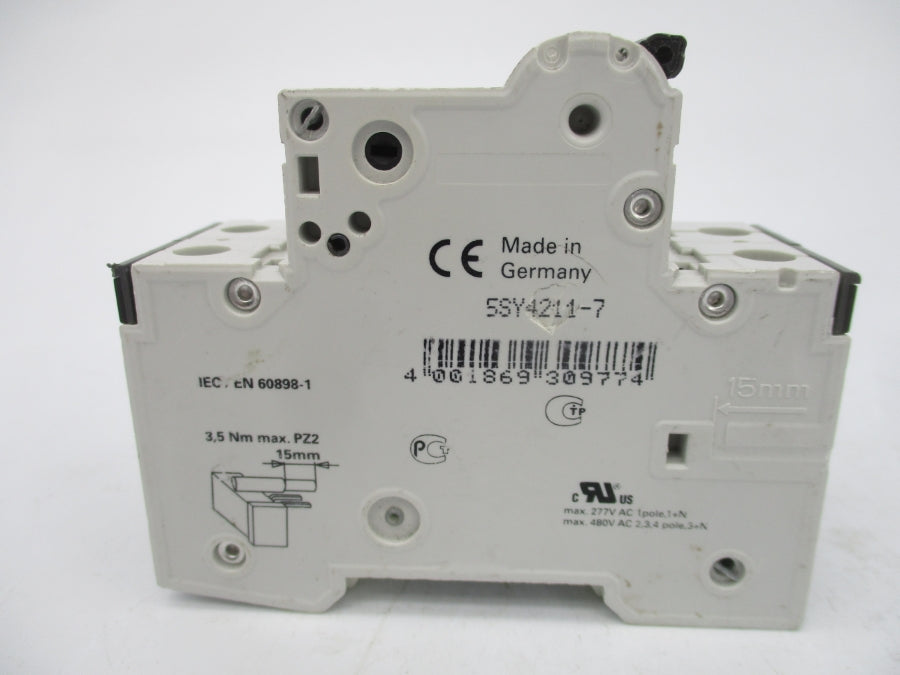 SIEMENS 5SY4211-7 5SY42MCBC5 400V 5A NSNP