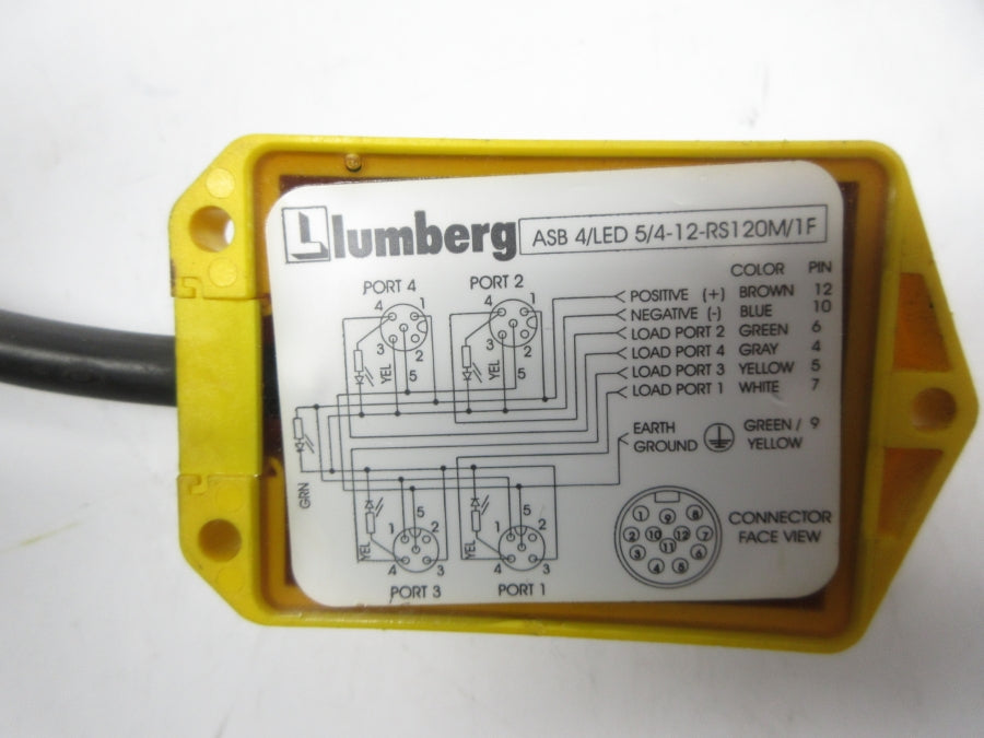 LUMBERG AUTOMATION ASB4/LED5/4-12-RS120M/1F NSNP