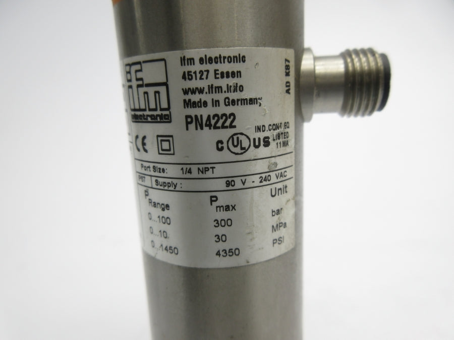 IFM EFECTOR PN4222 90-240VAC NSNP