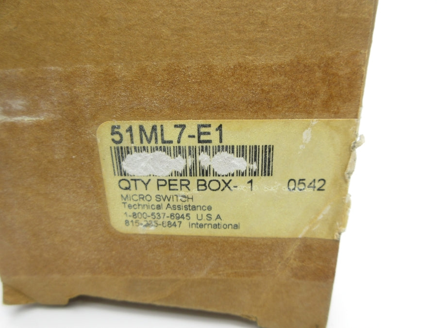 MICRO SWITCH 51ML7-E1 NSMP