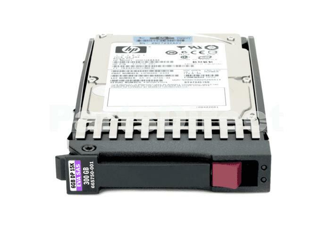 HPE 627114-002 300GB 15kRPM 2.5in SAS-6G HDD for M6625 Enclosure