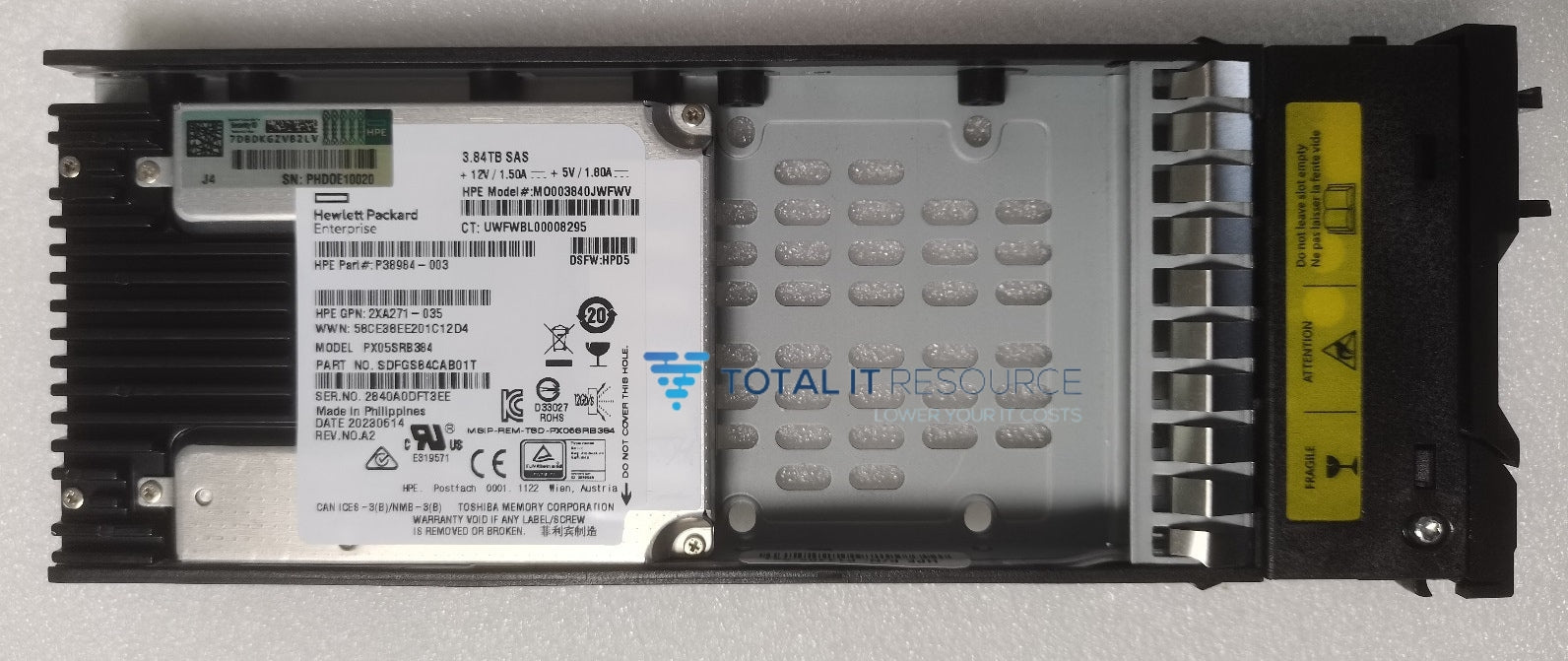 R3R30A HPE MSA 3.84TB SAS 12G Read Intensive SFF (2.5in M2 SSD