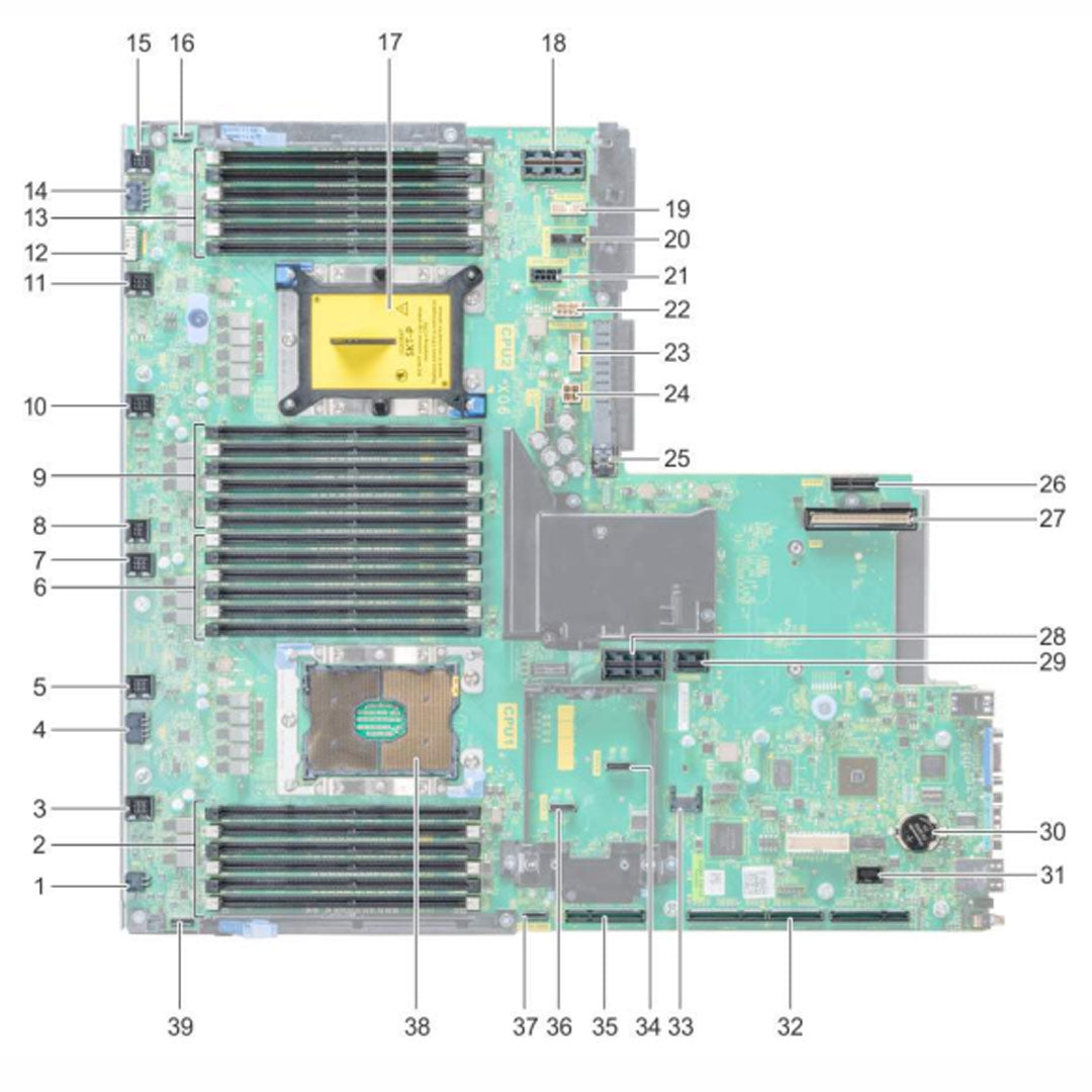 03G5R — System Board Motherboard | Dell PowerEdge R740xd