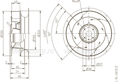 RH22V-2EP.WA.1R ZIEHL-ABEGG centrifugal fan