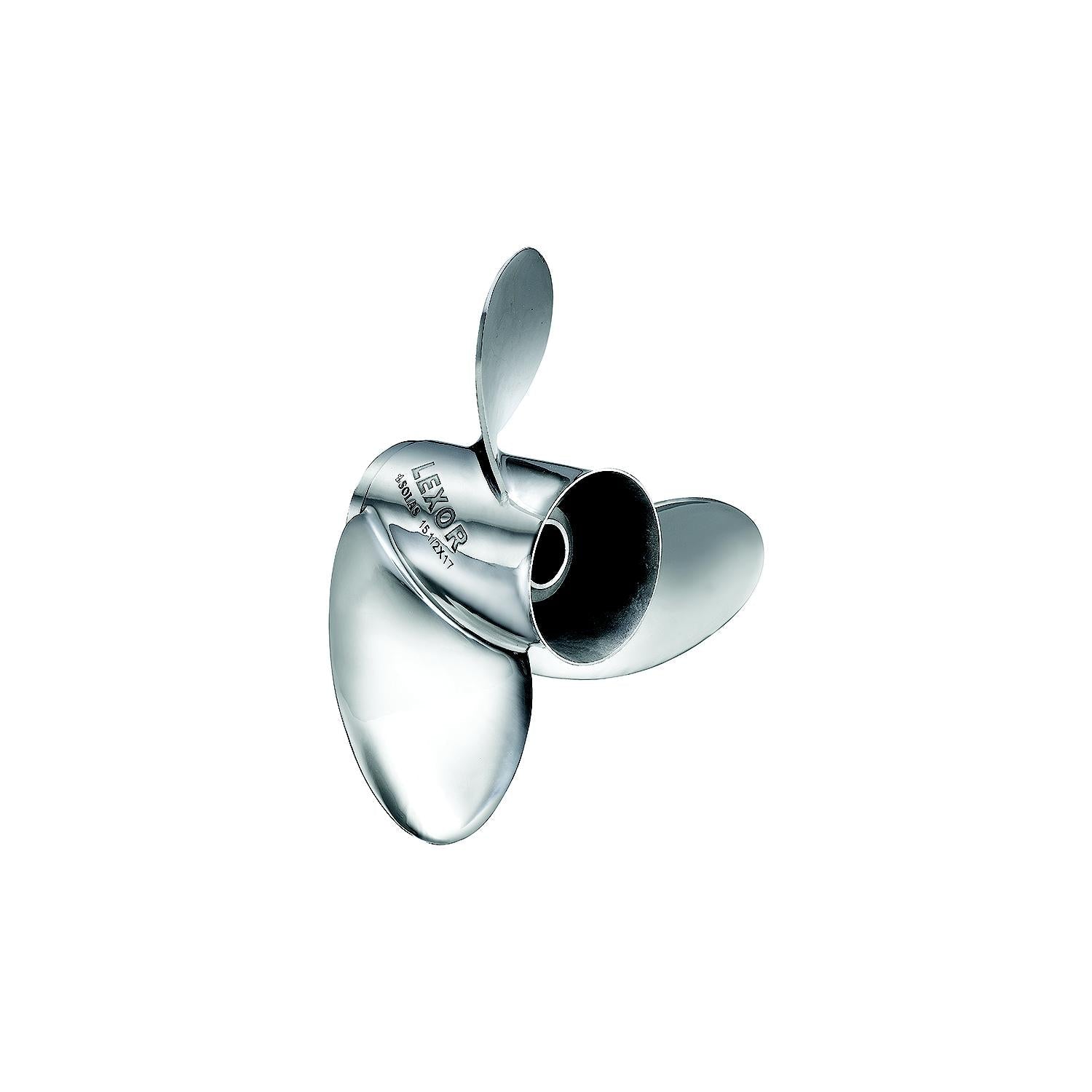 Solas Propeller 9571-153-19 Solas Rubex L3 SS Interchangeable Hub 3-Blade, Propeller