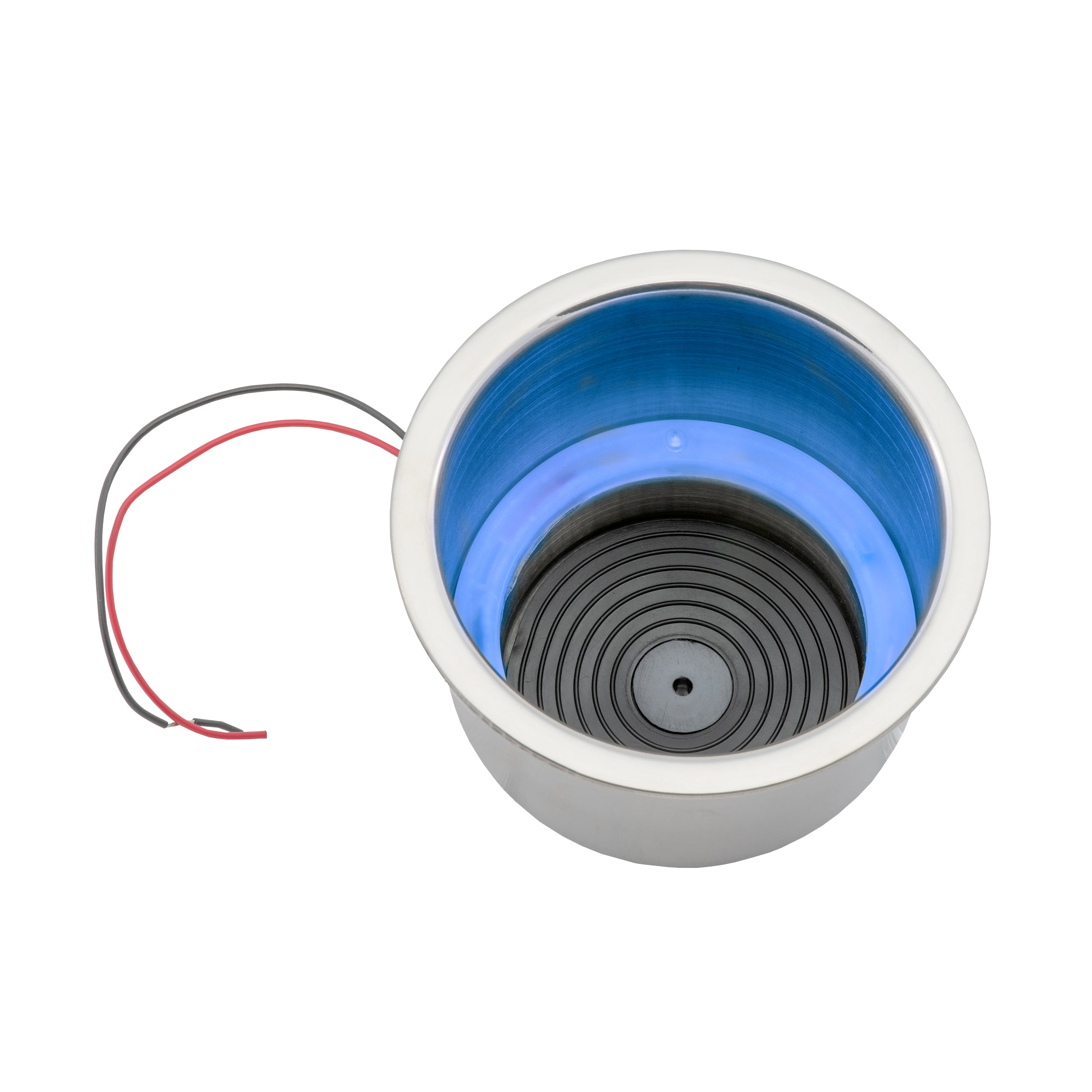 Whitecap S-3511B Stainless Steel Flush Cup Holder With Blue Led Light