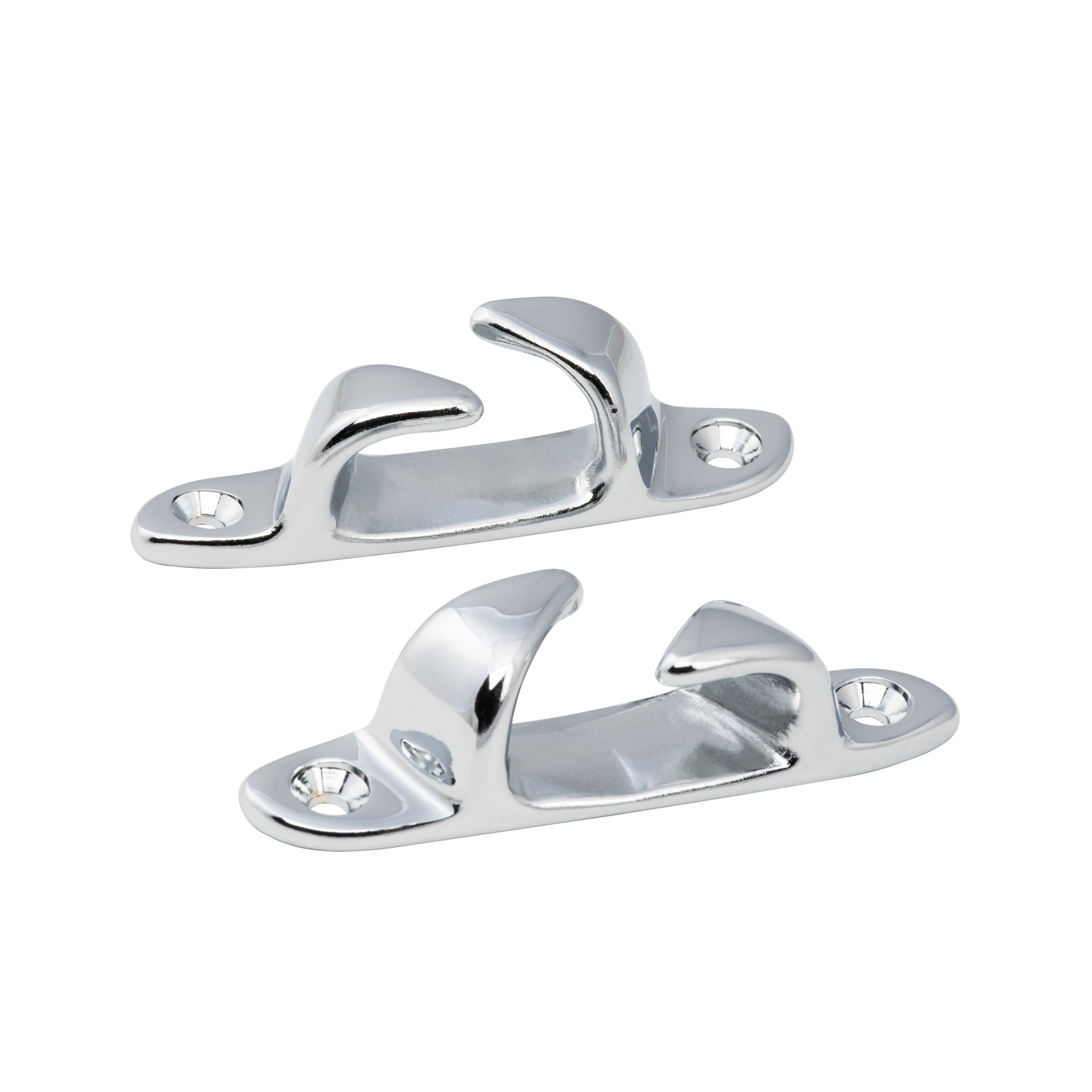 Whitecap S-0980 4" Cp/Brass Skene Bow Chock Pair