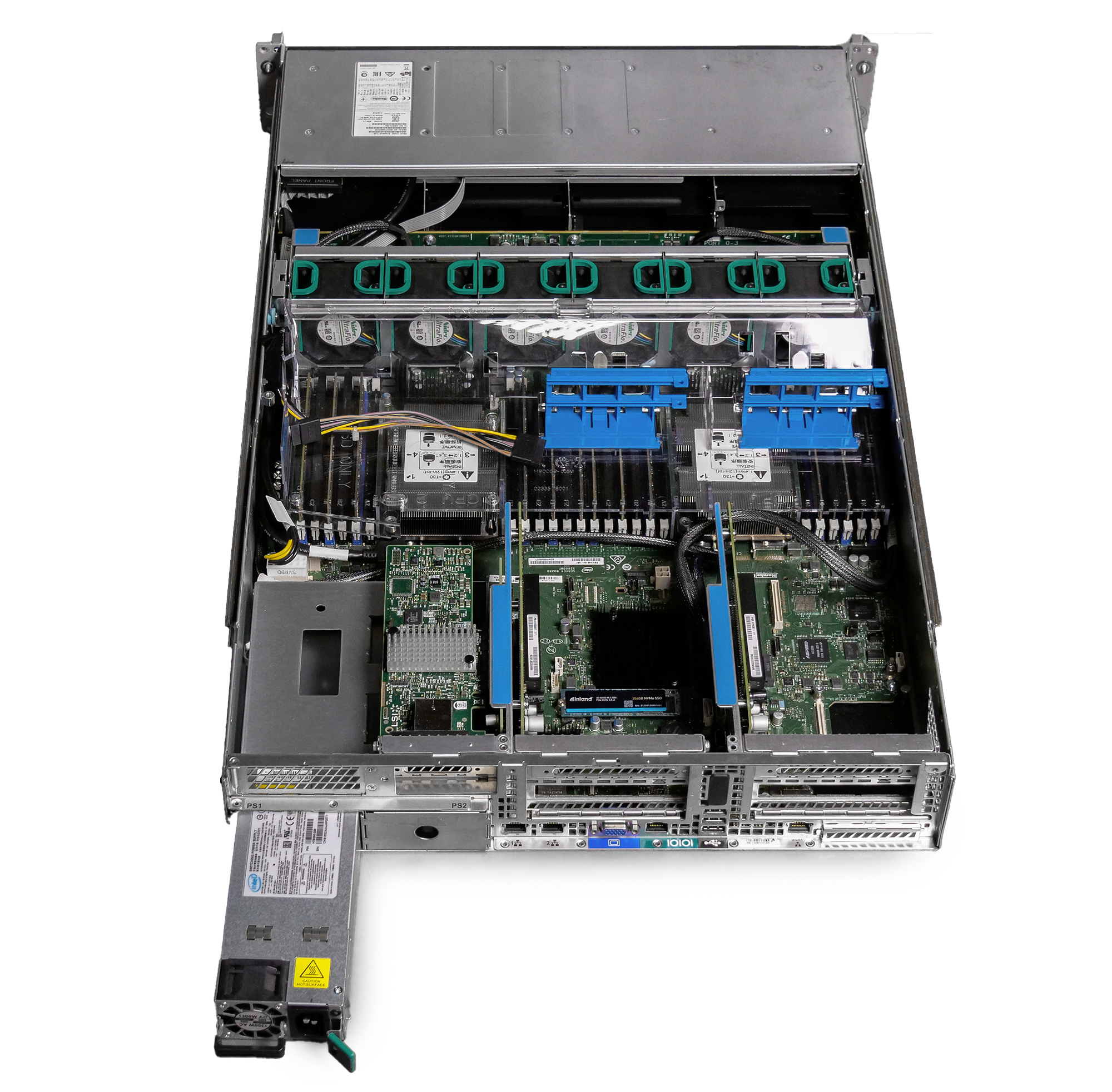 Intel R2308WFTZSR 2x Xeon Gold 6130T 384GB DDR4 8-bay LFF 2U Server