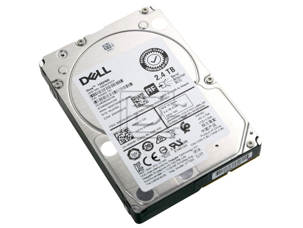 Dell 1D0F5 / RWR8F / Seagate ST2400MM0159 2.4TB 2.5in SFF SAS Drive