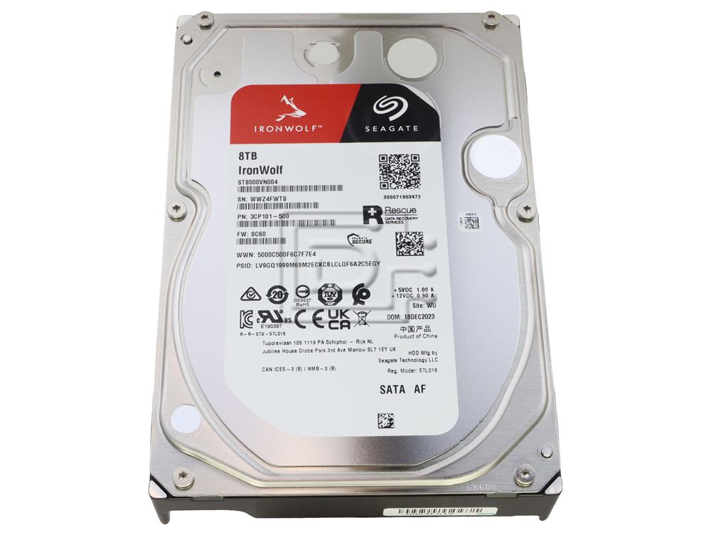 Seagate ST8000VN004 ST8000VNZ04 2M2101-500 SATA Hard Drives Image 1 image