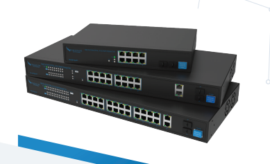 Eagle Eye Switch CSW20g  (16 Port Gbit Managed PoE+ Switch with 2xUplink & 2xSFP, 250W) Monthly w/1Year Commit (EN-CSW20g-1)