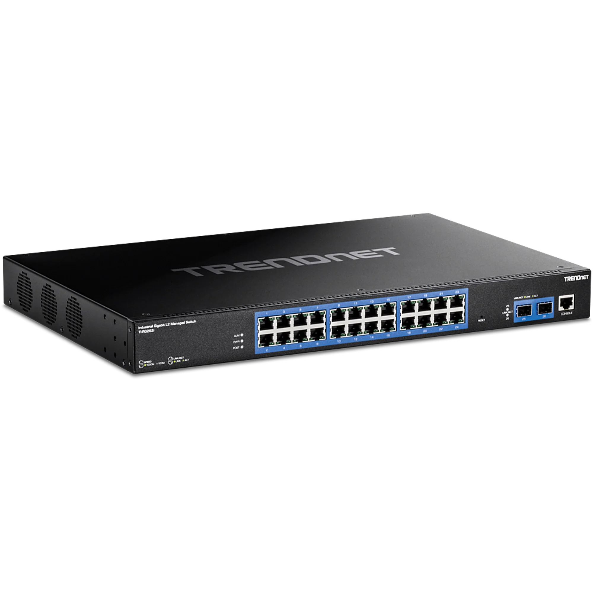 TRENDnet TI-RG2621 26-Port Industrial Gigabit L2 Managed Rackmount Switch