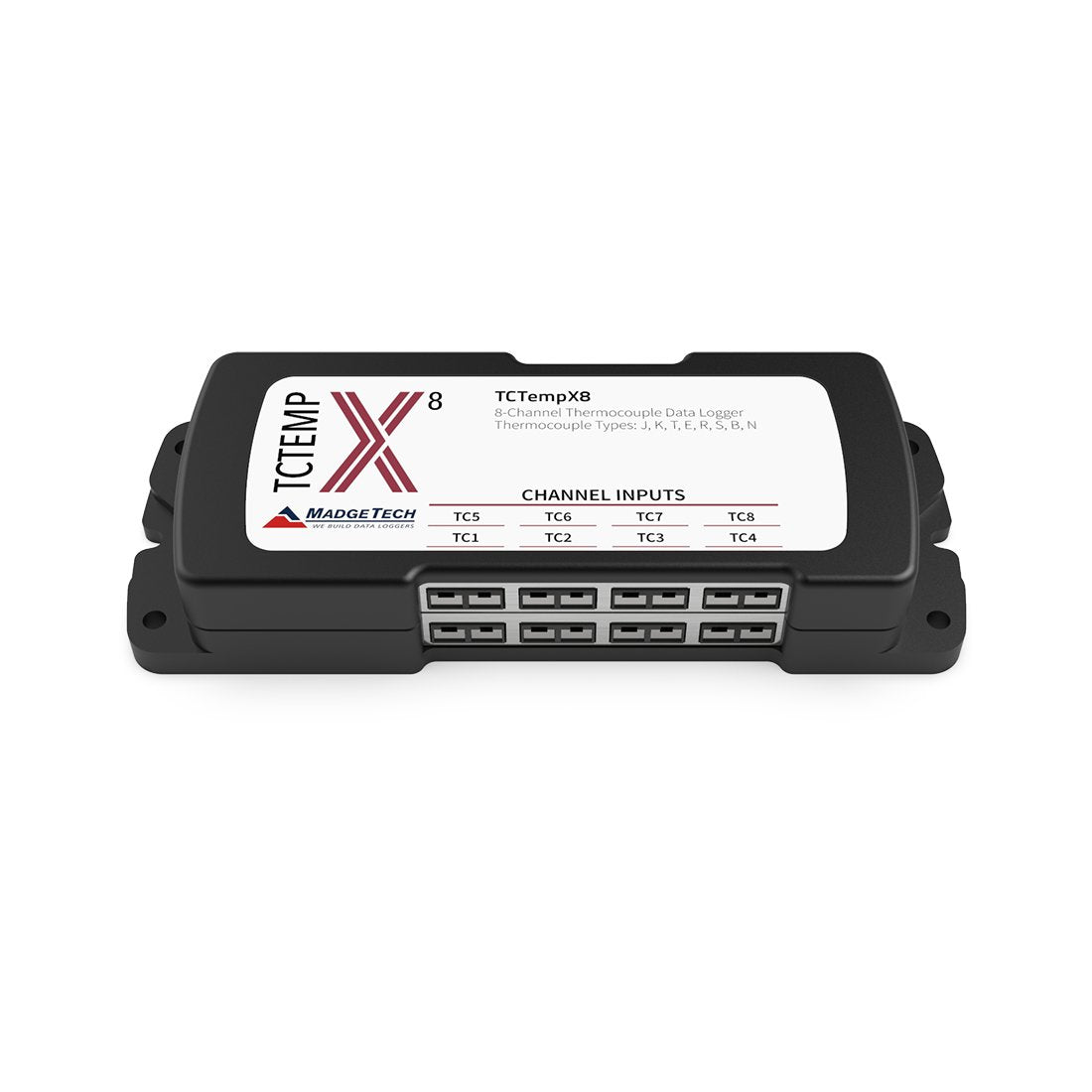 TCTempX - Multi Channel Thermocouple Loggers, 4, 8, 12 and 16 Channel