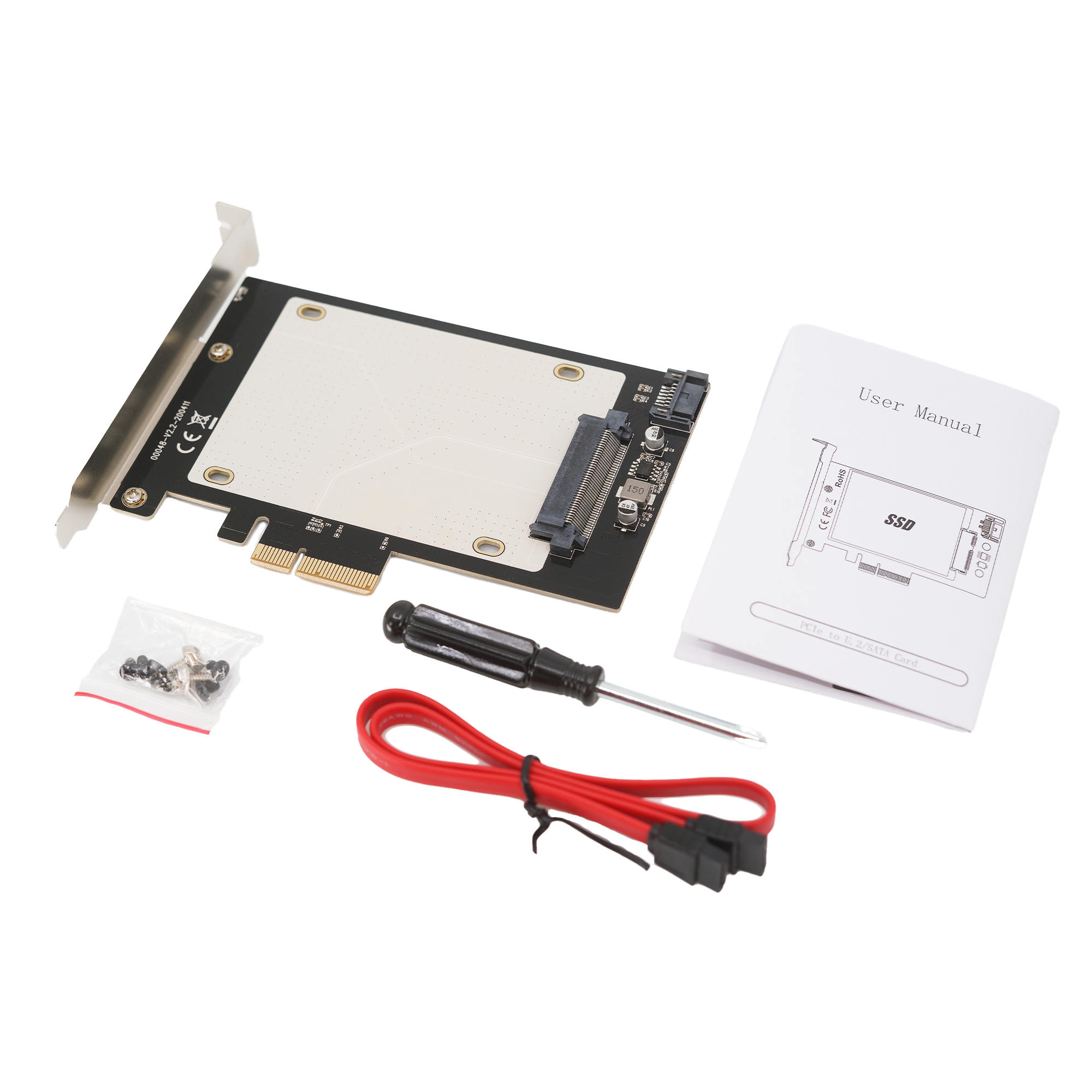 2.5" U.2 NVMe to PCIe Adapter Card