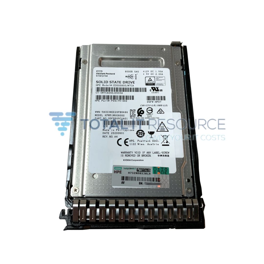 P09100-B21 HPE 800GB SAS 12G Write Intensive SFF (2.5in SC SSD