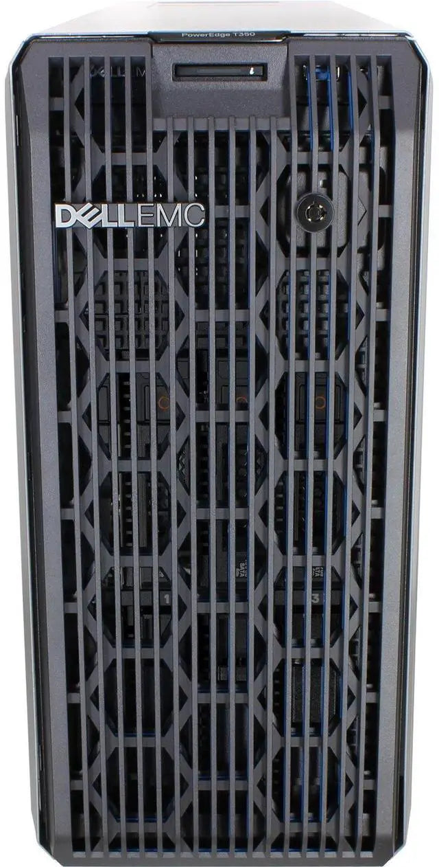 Alt view image 2 of 7 - Dell PowerEdge T350 Server Tower 1x E-2336 6C 16GB 2x 480GB SSD H755