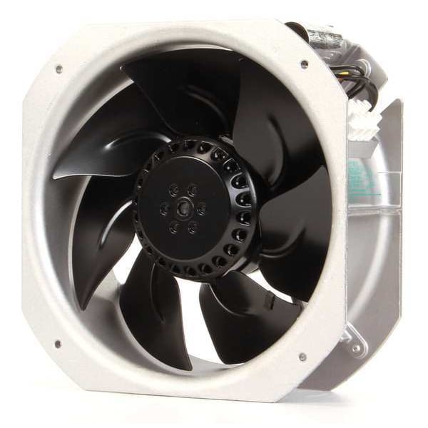 Axial Fan, Square, 230V AC, 1 Phase, Cast Aluminum, 8 7/8 in W.