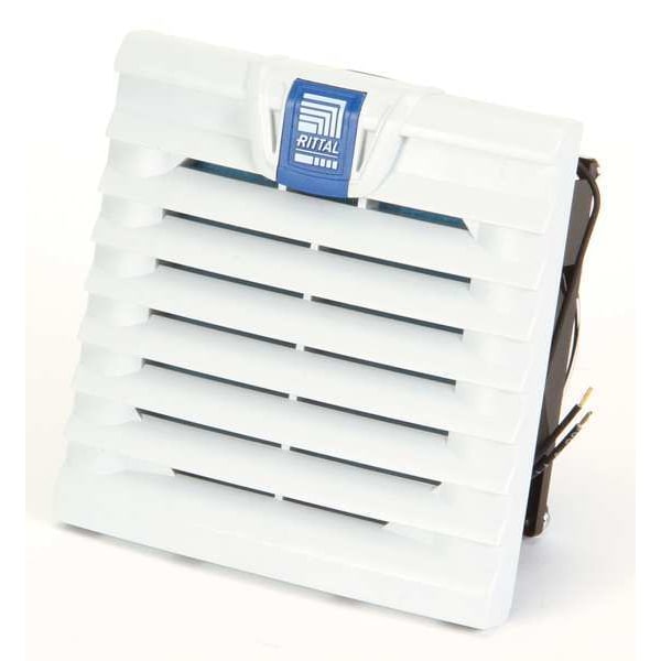 Axial Fan, Square, 115V AC, 1 Phase, PBT Plastic, 4 5/8 in W.