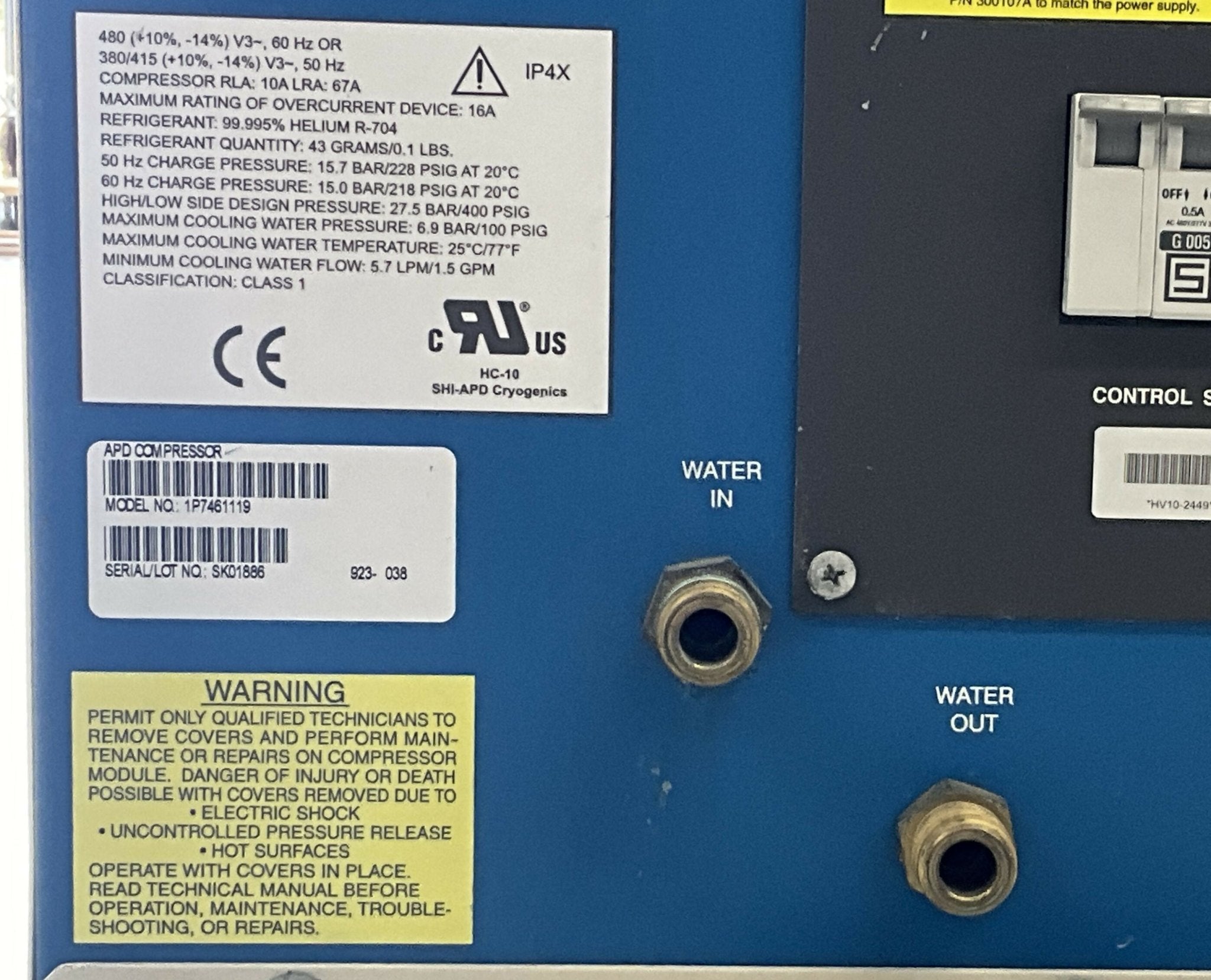 APD HC-10 COMPRESSOR (7461119/7461135/04297052 SIEMENS