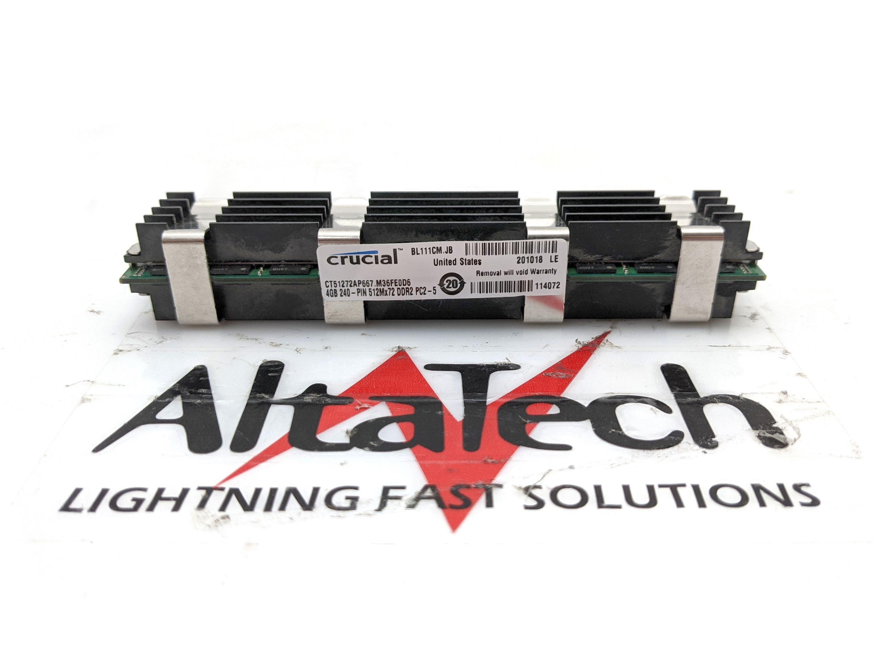 Apple CT51272AP667.M36FE 4GB PC2-5300 FBDIMM Memory