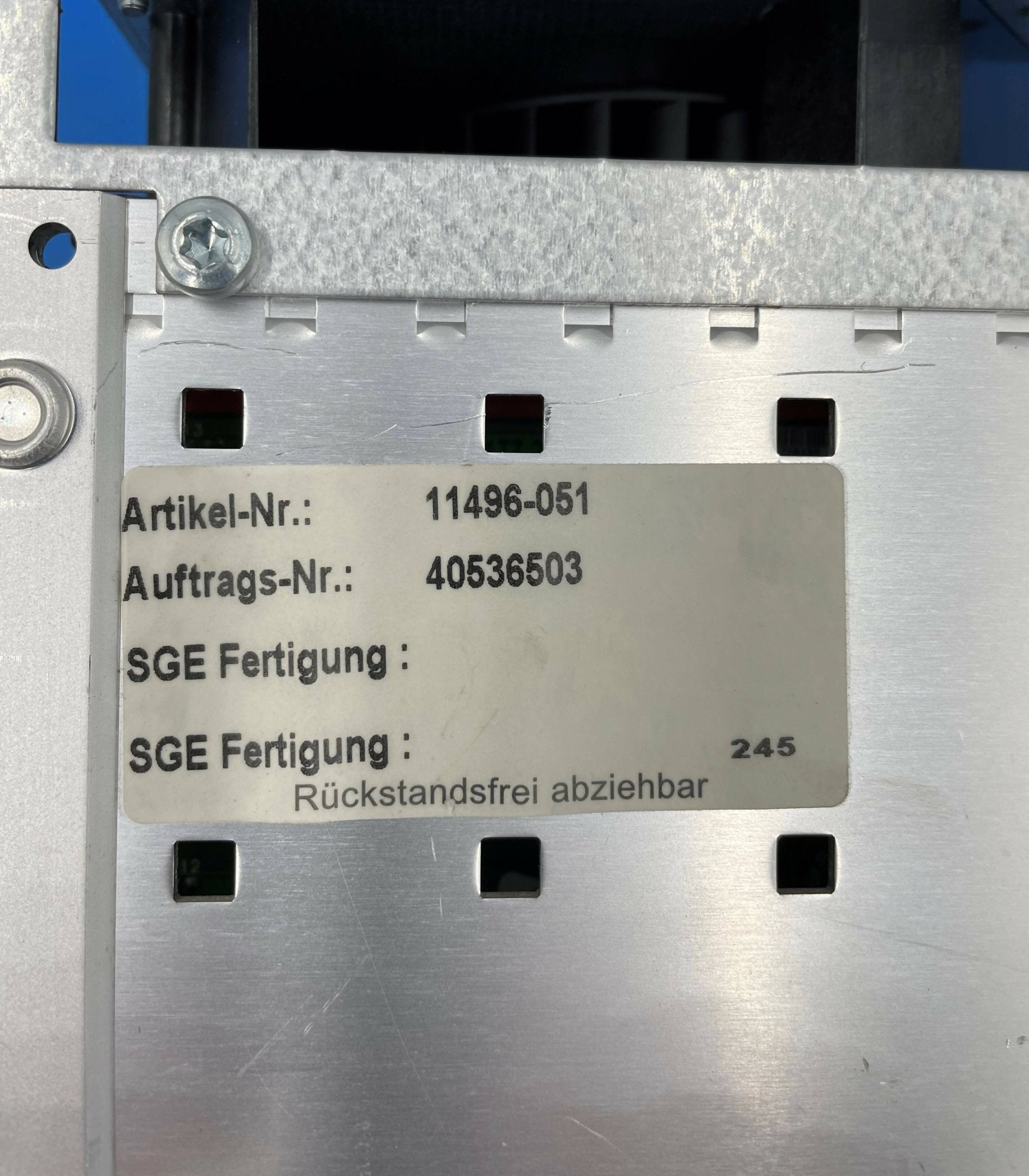 Assembly Carrier 6HE34TE (7564060/11496-051 Siemens