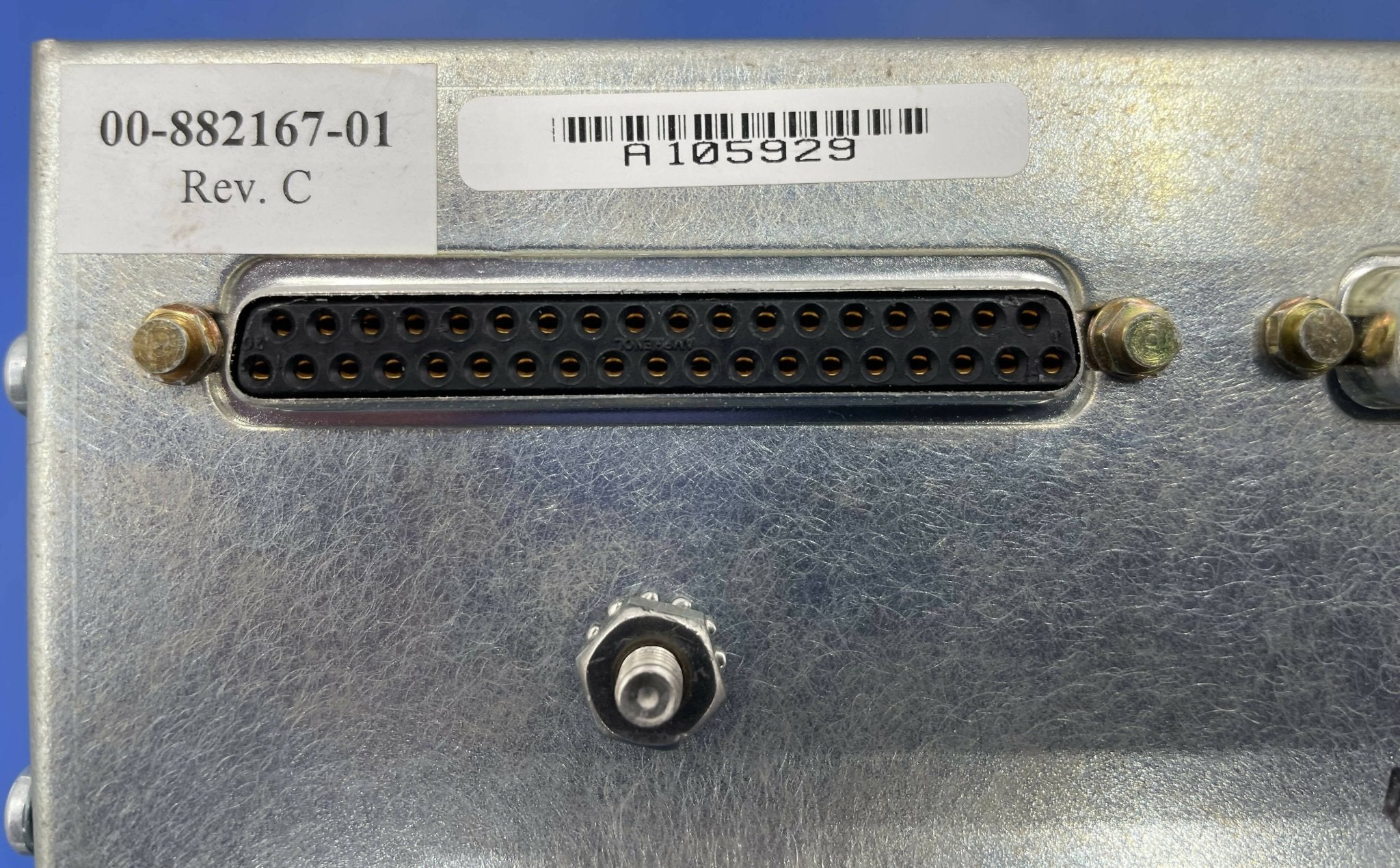 GE/OEC 00-882167-01 - Collimator Interface Assembly Side View | Alo Tech Solutions