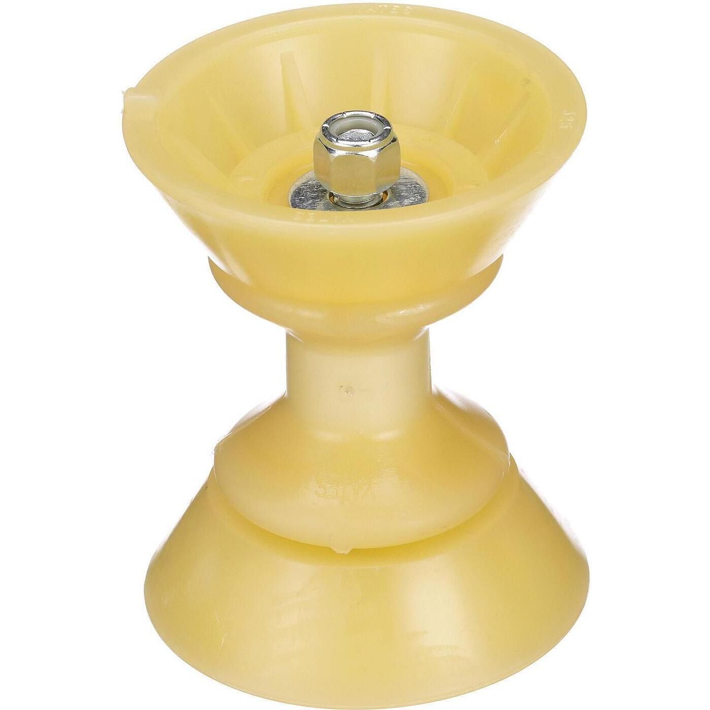 Seachoice 56590 Non-Marking TP Yellow Rubber Bow Roller With Bells 1/2" ID