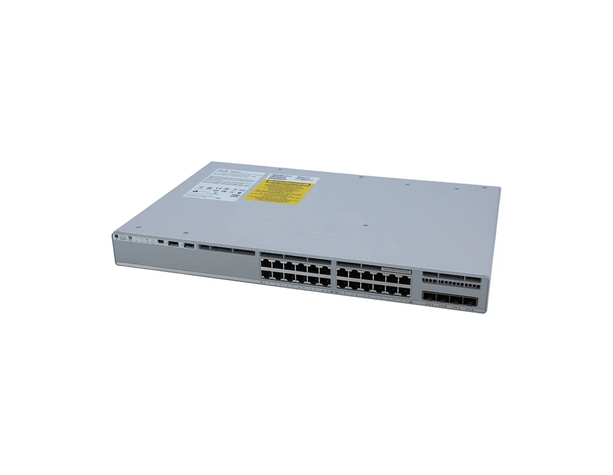 Cisco Catalyst C9200L-24P-4G-E 24-Port PoE+ Switch with 4x1G Uplinks, Network Essentials