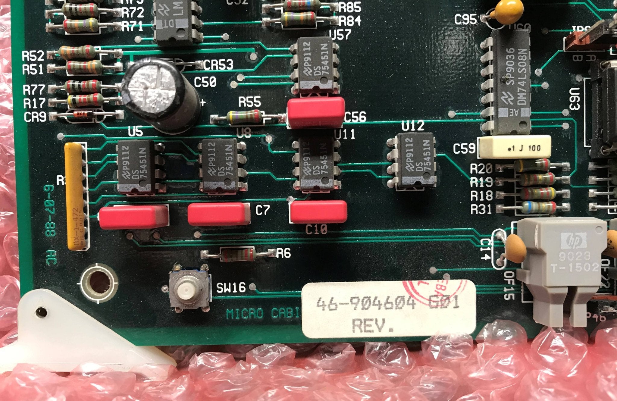 CAB MICRO Circuit Board (46-904604 G01 GE