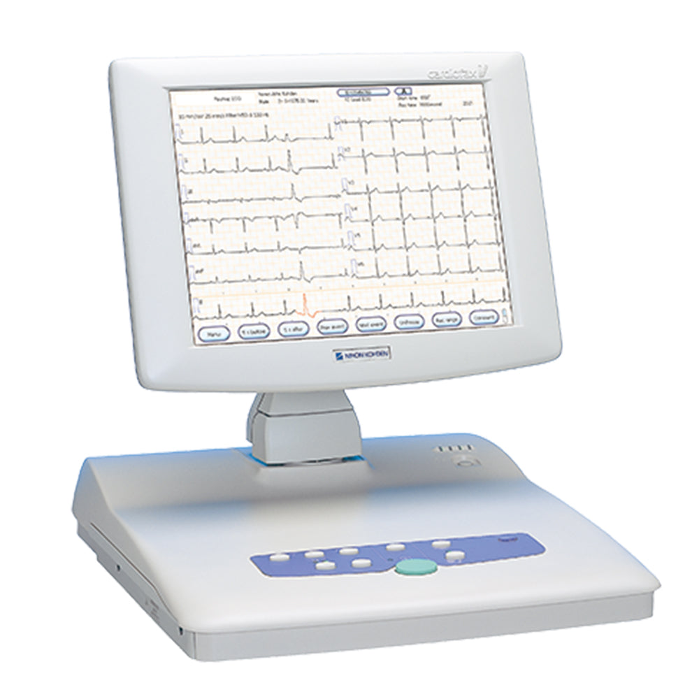 Nihon Kohden Cardiofax V 1550K EKG Machine