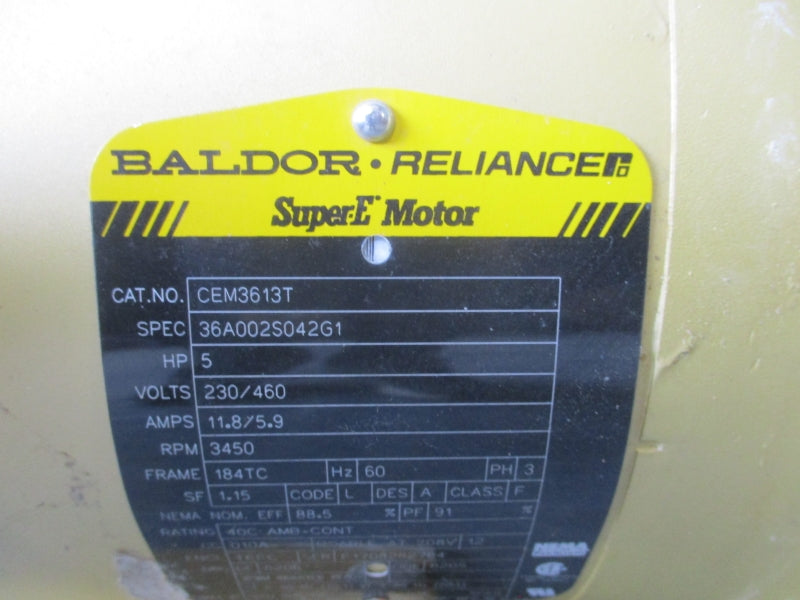 MP PUMPS FM10AI-5.5-30X36BCT 230/460V 11.8/5.9A UNMP