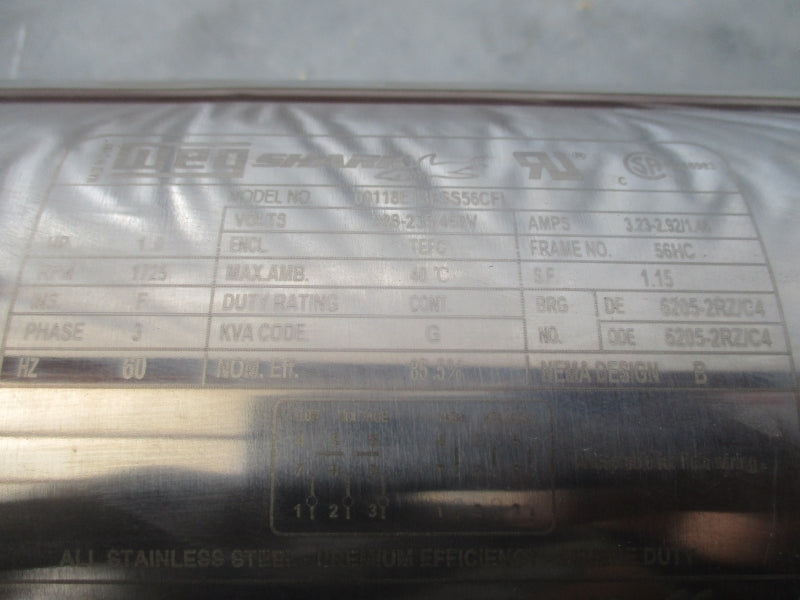 NORD SK93172.1VN56C-56C WITH WEG SHARK MOTOR NSNP