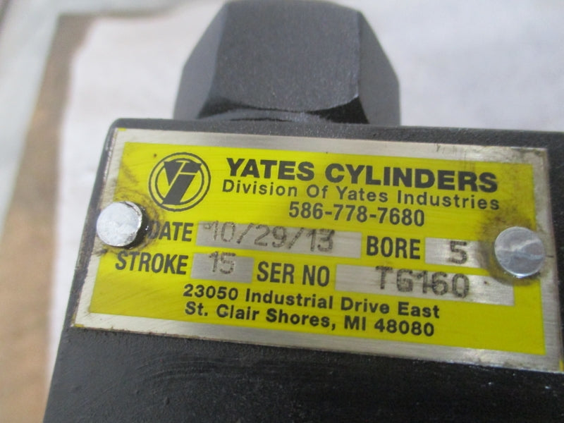 YATES CYLINDER 5" BORE  15" STROKE NSNP