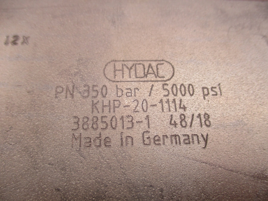 HYDAC KHP-20-1114 5000PSI NSNP