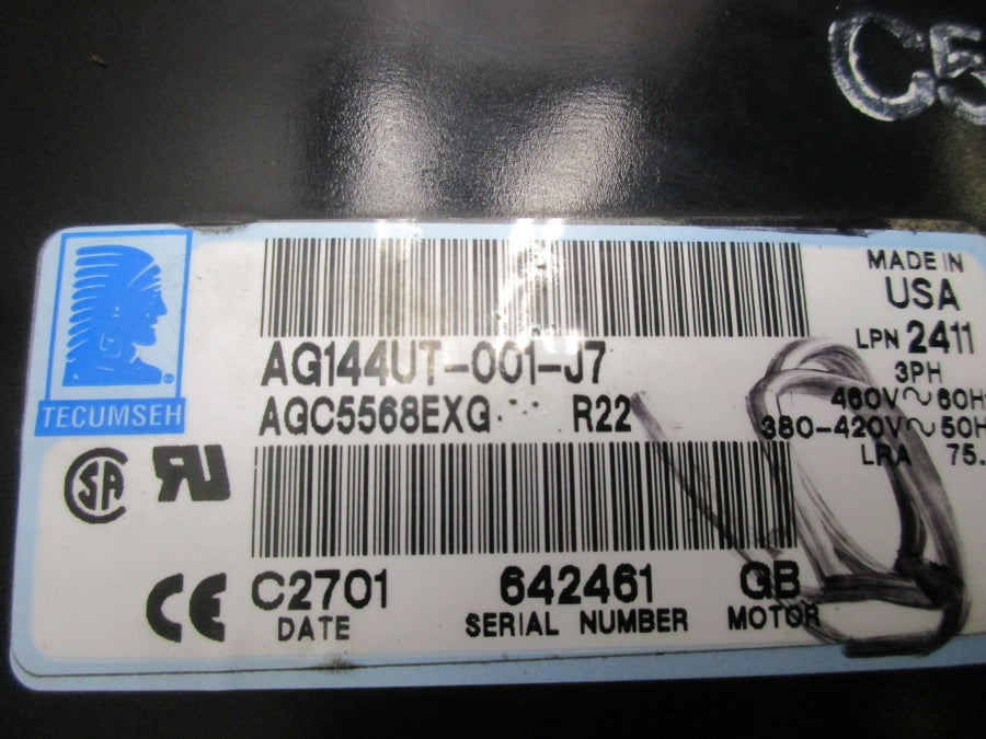 TECUMSEH AGC5568EXG AG144UT-001-J7 460V 75A NSMP