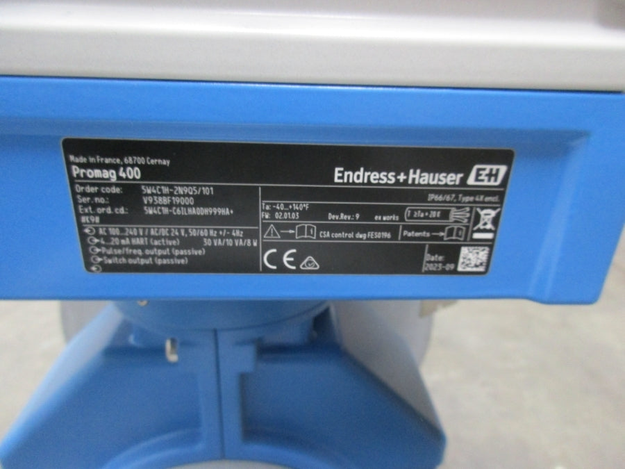 ENDRESS+HAUSER 5W4C1H-2N9Q5/101 100-240V F/W 02.01.03 NSNP