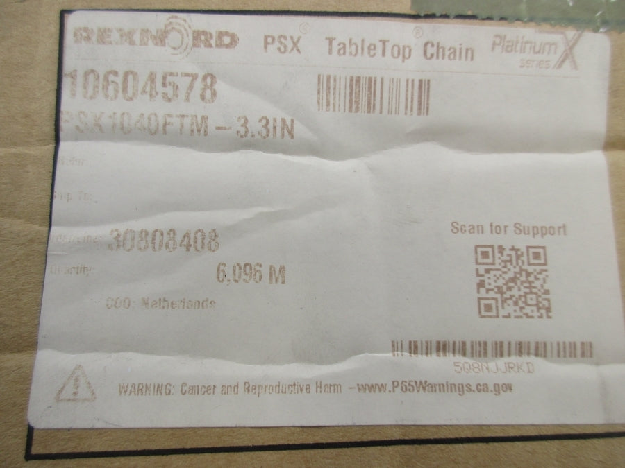 REXNORD 10604578 PSX1040FTM-3.3IN 6.096M NSMP