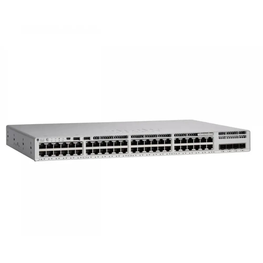 Cisco Catalyst 9200L C9200L-48PL-4X-A 48-Port Partial PoE+ 4x10G SFP+ L3 Switch Network Advantage - Refurbished