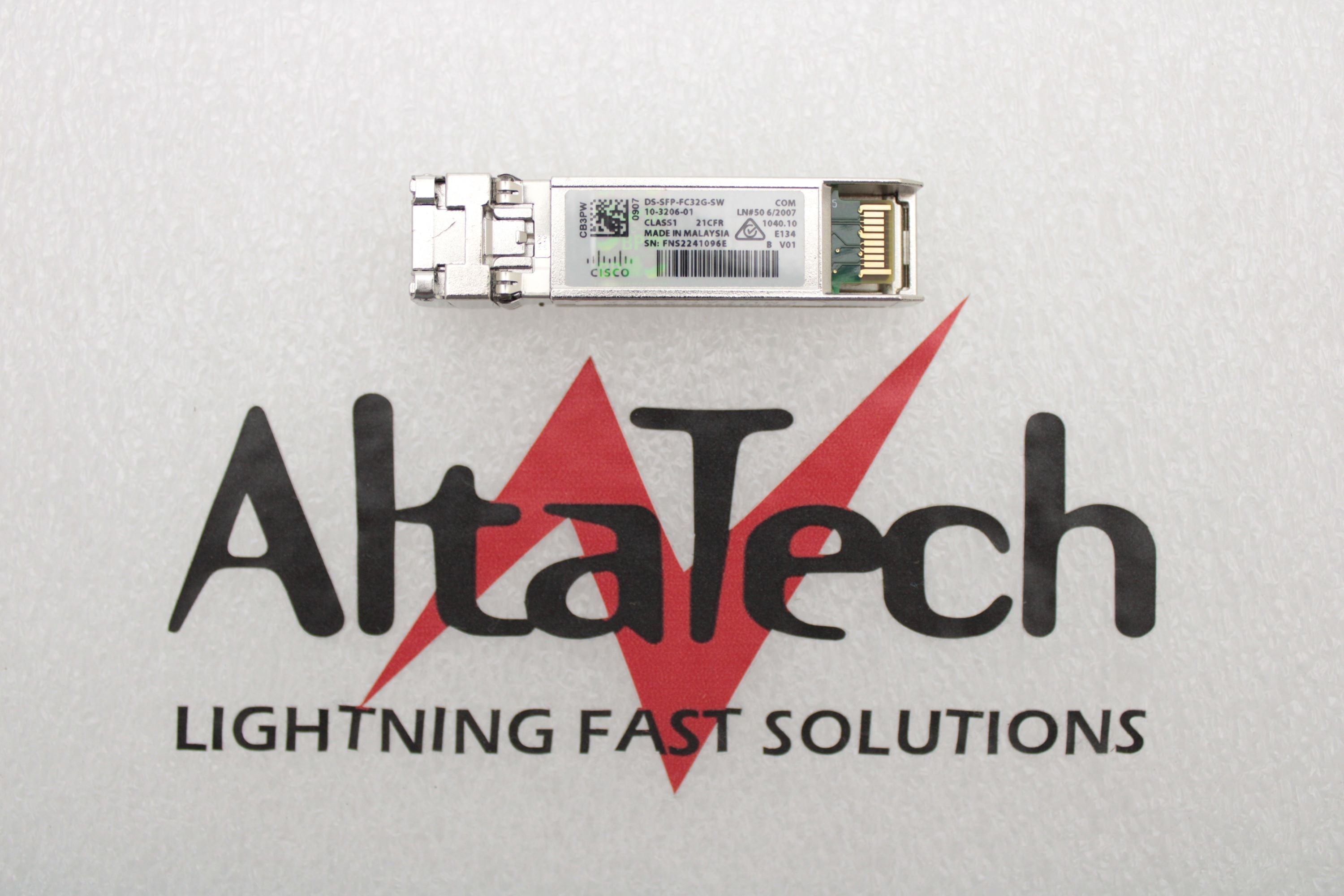 Cisco DS-SFP-FC32G-SW_NEW 32 GBPS FIBRE CHANNEL SW SFP+, LC
