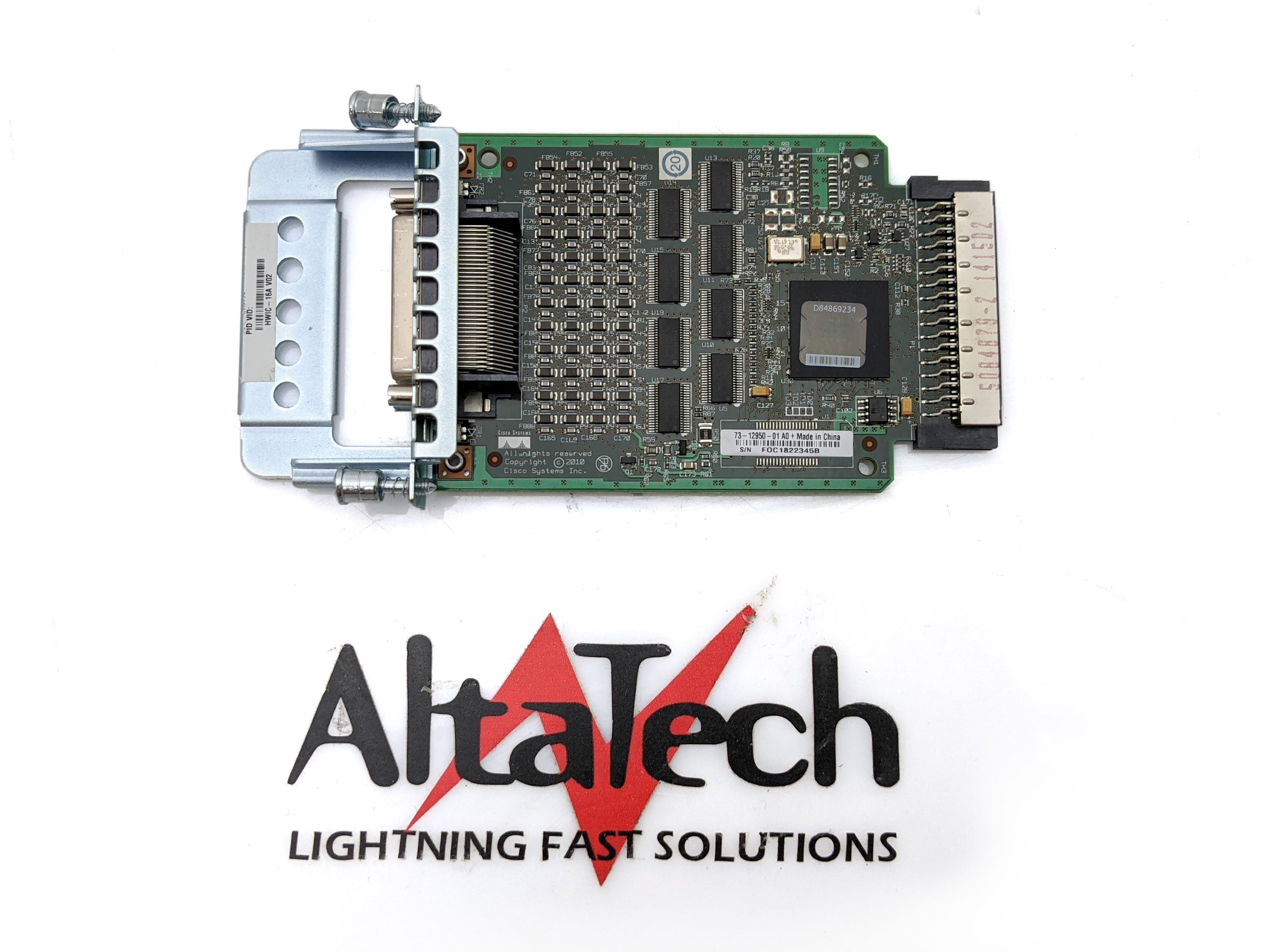 Cisco HWIC-16A 16-Port Asynchronous High-Speed WAN Interface Card