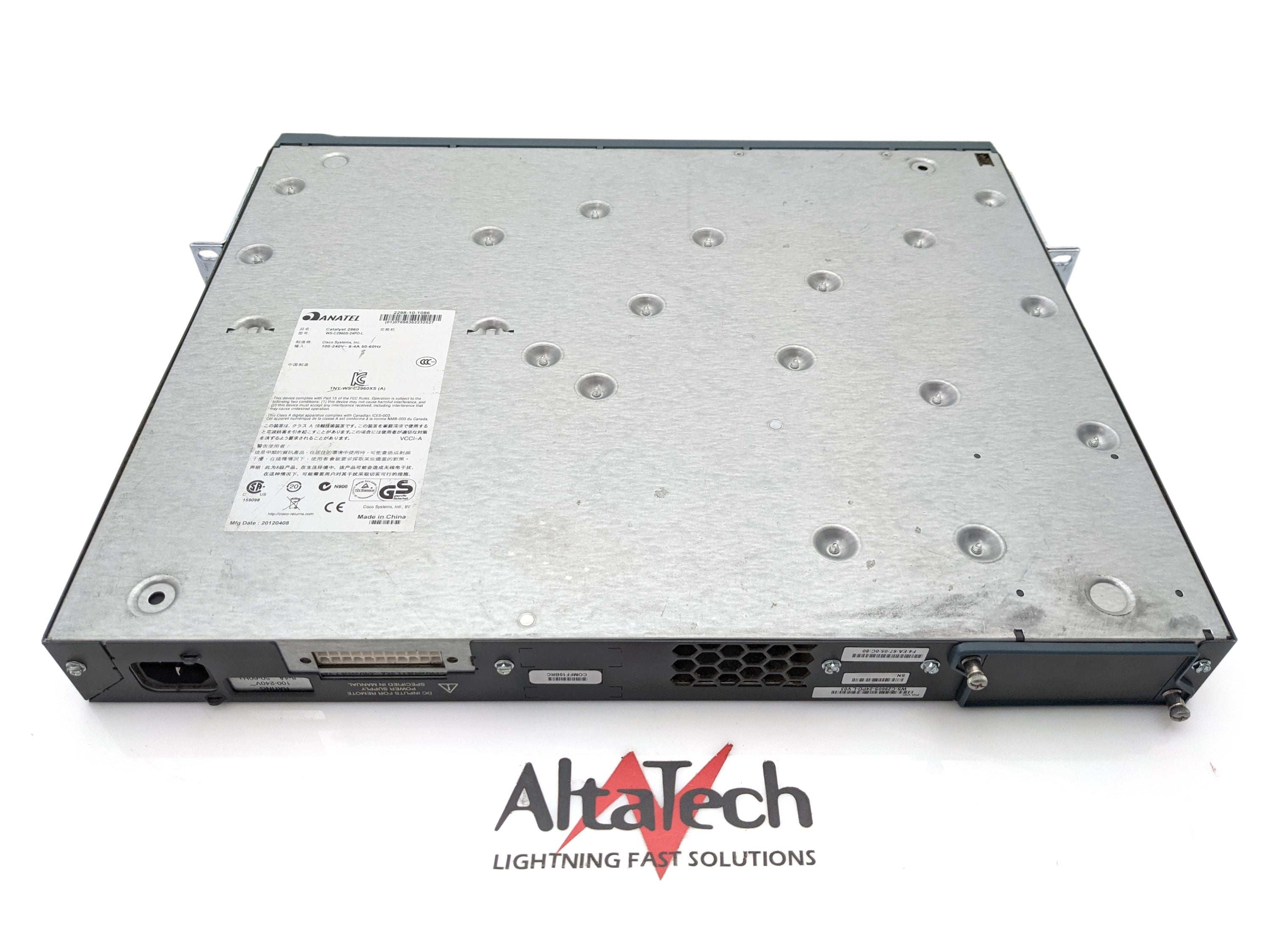 Cisco WS-C2960S-24PD-L Catalyst 2960-S 24x 1Gbps PoE+ Ethernet Switch
