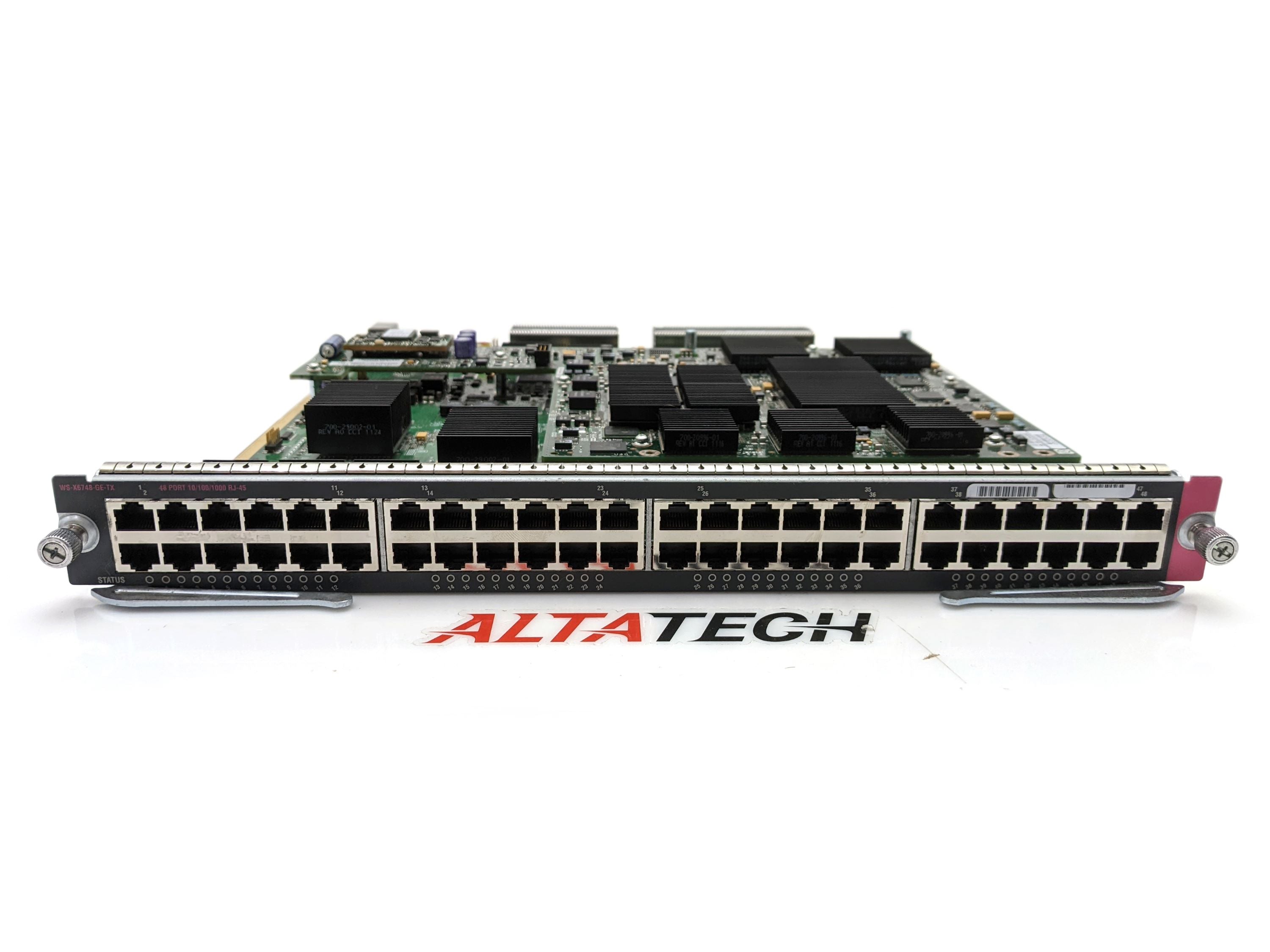 Cisco WS-X6748-GE-TX Catalyst 6500 Express Forwarding 720 48x 1GbE Swi
