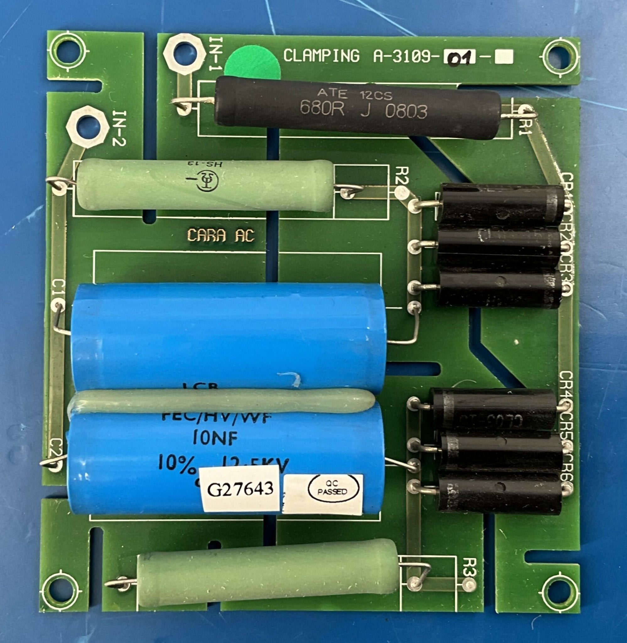 CLAMPING BOARD (A-3109-01 GE