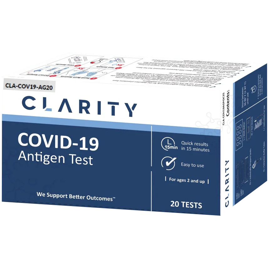 Clarity COVID-19 Antigen Rapid Test (20/Box)