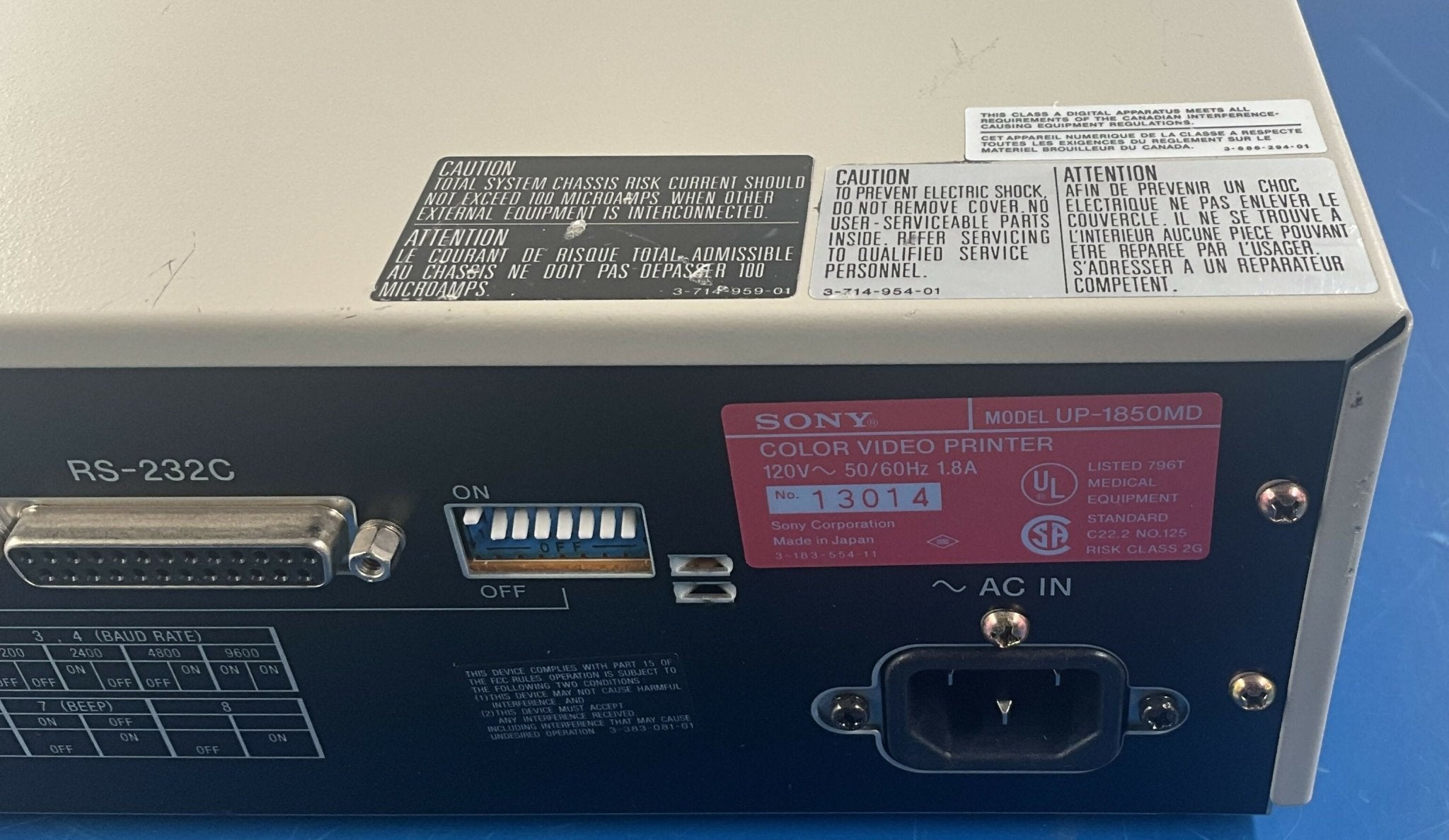 COLOR PRINTER (UP1850MD/453561051601) SONY/PHILIPS
