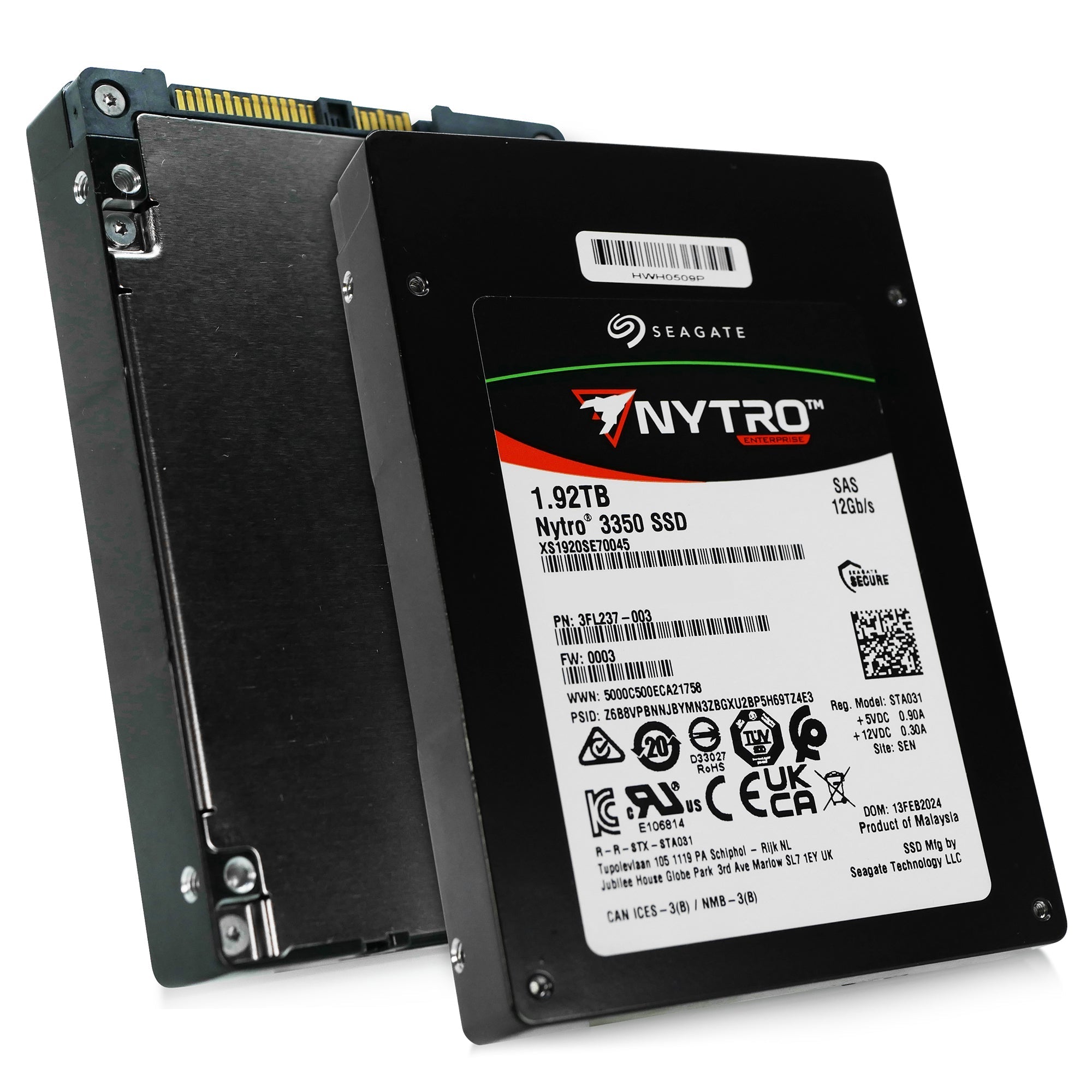 Seagate Nytro 3350 XS1920SE70045 1.92TB 1 DWPD SAS 12Gb/s 3D TLC 2.5in Solid State Drive