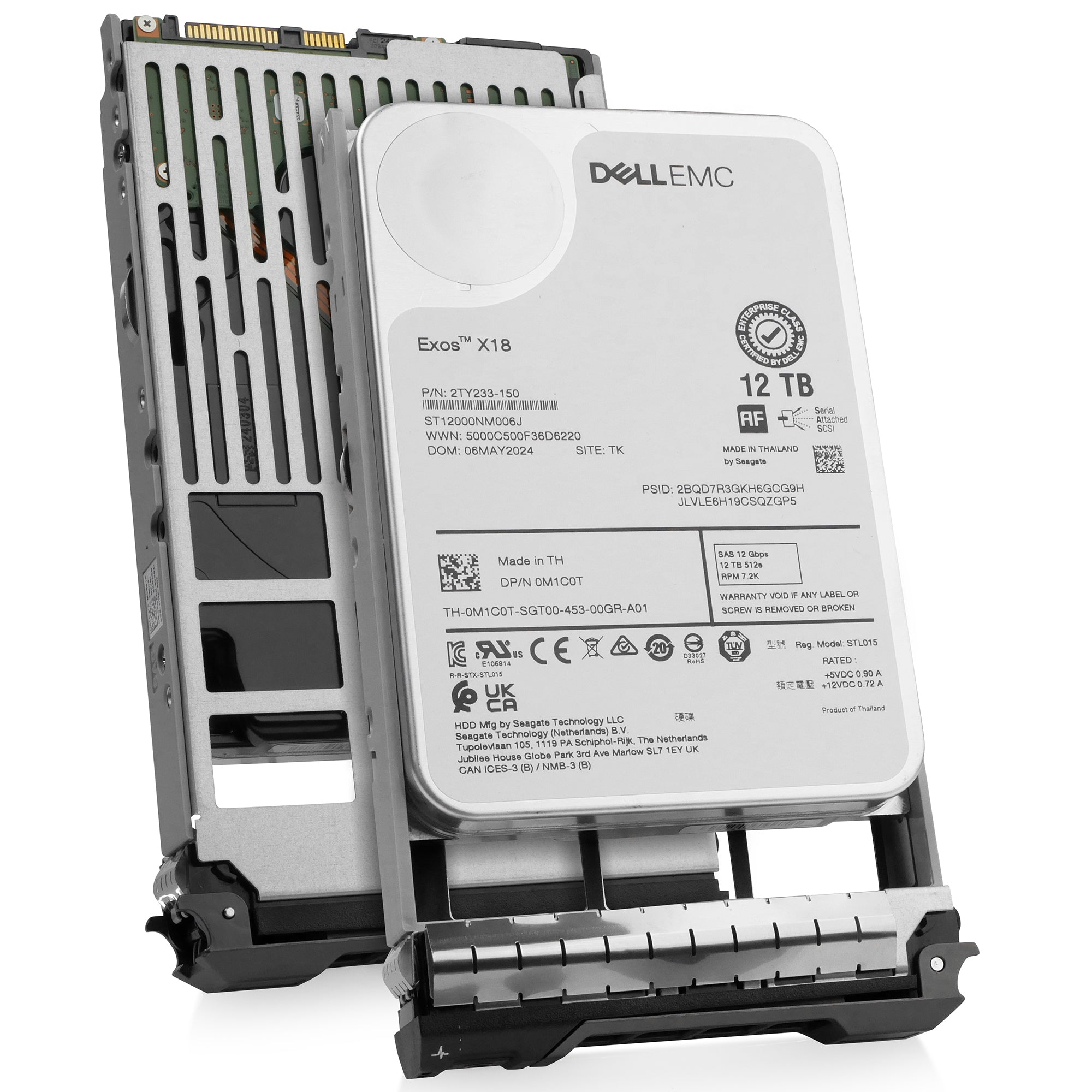 Dell G13 400-BEJS 12TB 7.2K RPM SAS 12Gb/s 512e 3.5in Hard Drive