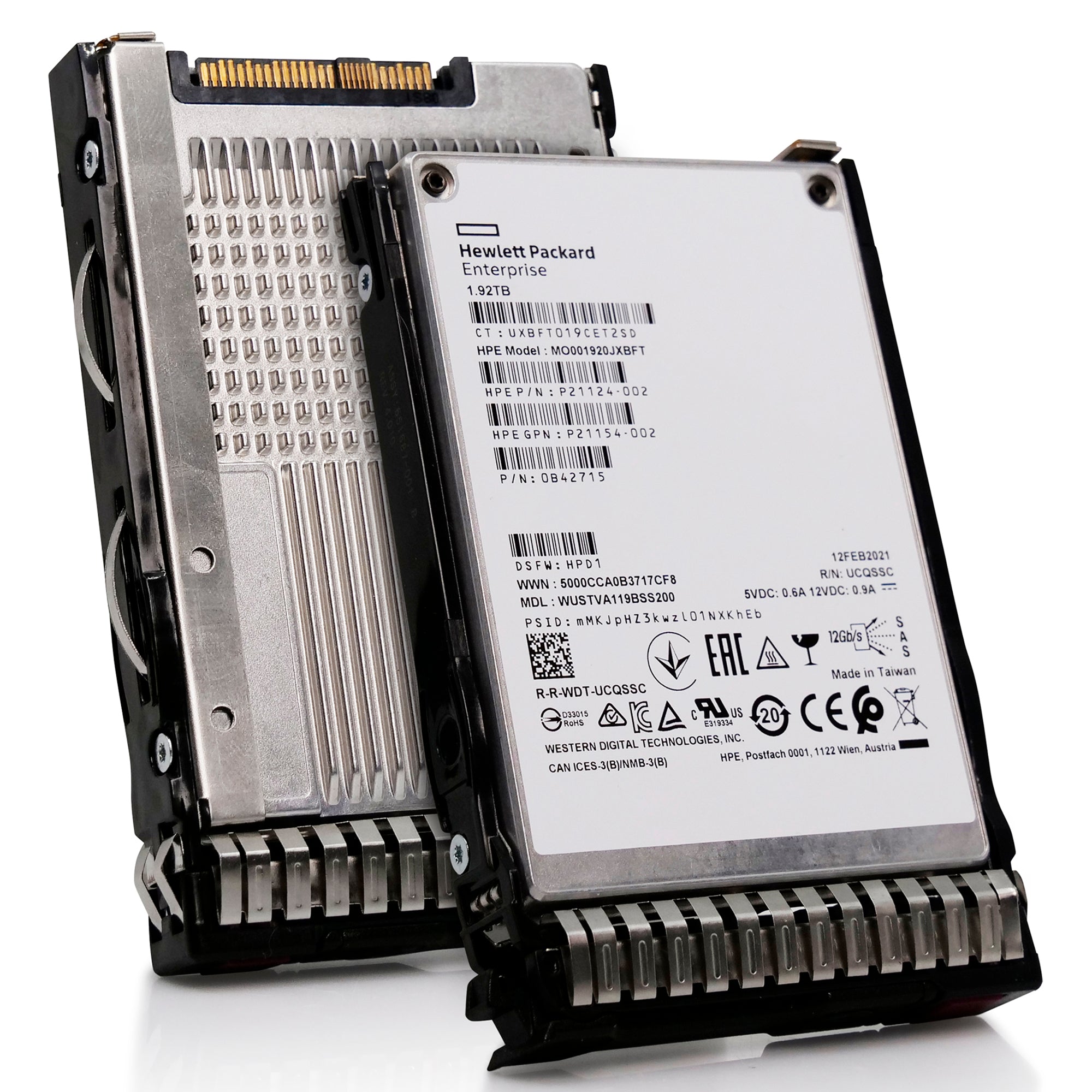 HP Generation 10 P21124-002 1.92TB 1 DWPD SAS 12Gb/s 3D TLC 2.5in Solid State Drive